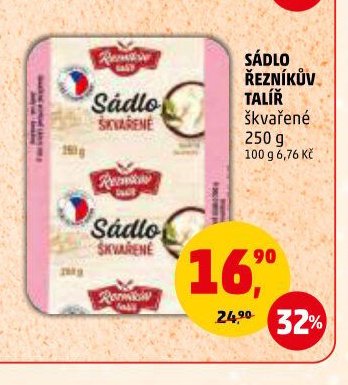 SÁDLO ŘEZNÍKŮV TALÍŘ 250 g