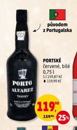 Portské červené, bílé