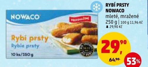 RYBÍ PRSTY NOWACO mleté, mražené