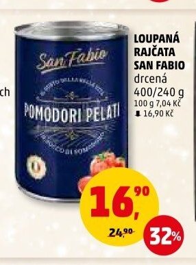 LOUPANÁ RAJČATA SAN FABIO drcená 400/240 g