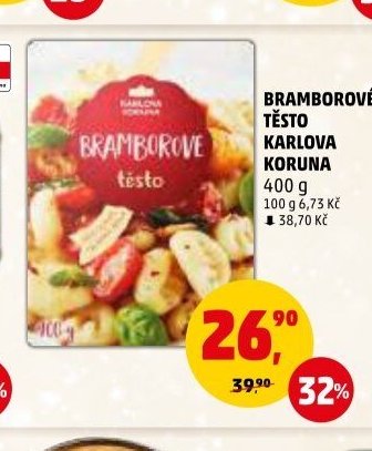 BRAMBOROVÉ TĚSTO KARLOVA KORUNA 400 g