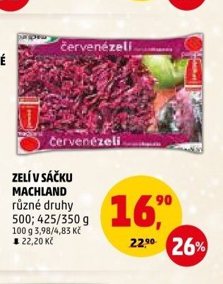 ZELÍ V SÁČKU MACHLAND různé druhy 500; 425/350 g