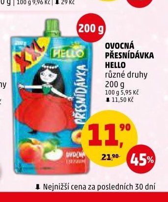 Ovocná přesnídávka Hello