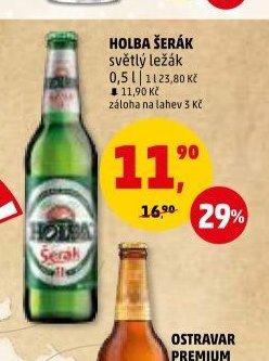HOLBA ŠERÁK světlý ležák