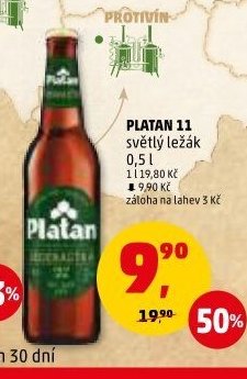 PLATAN 11 světlý ležák