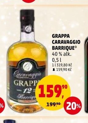 GRAPPA CARAVAGGIO BARRIQUE
