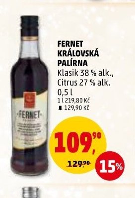 FERNET KRÁLOVSKÁ PALÍRNA