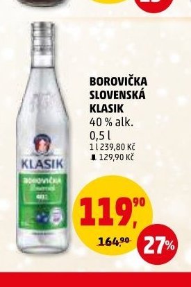BOROVIČKA SLOVENSKÁ KLASIK