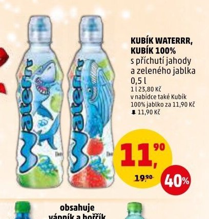 Kubík Waterrr, Kubík 100%