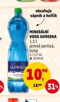 Minerální voda Gemerka