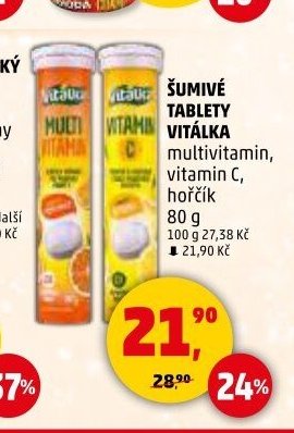 Šumivé tablety Vitálka