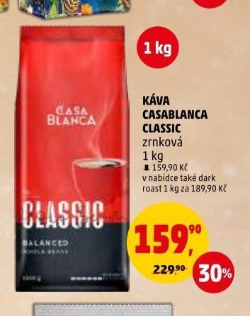 Káva Casablanca Classic zrnková