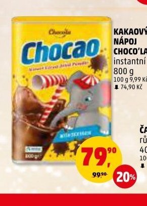 Kakaový nápoj Choco'la instantní