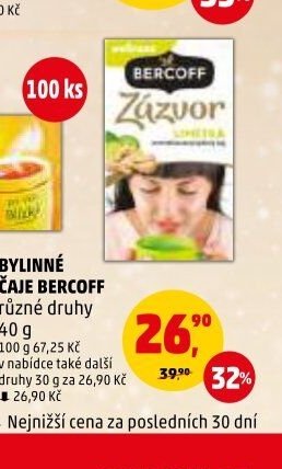 Bylinné čaje Bercoff různé druhy