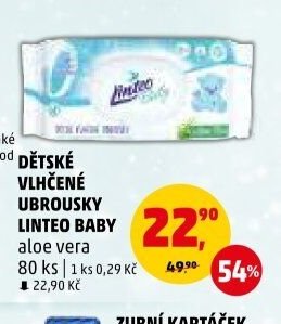 DĚTSKÉ VLHČENÉ UBROUSKY LINTEO BABY