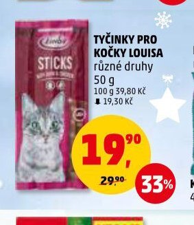 TYČINKY PRO KOČKY LOUISA