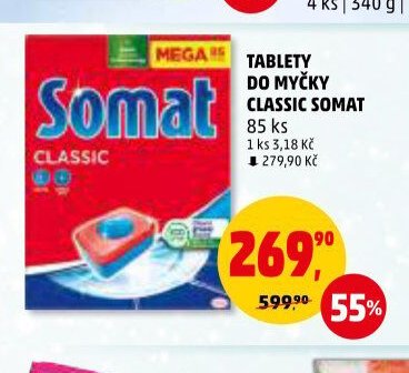 TABLETY DO MYČKY CLASSIC SOMAT