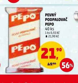 PEVNÝ PODPALOVAČ PEPO