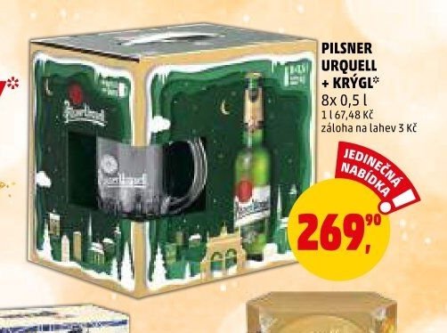 PILSNER URQUELL + KRÝGL