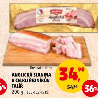 Anglická slanina Řezníkův talíř