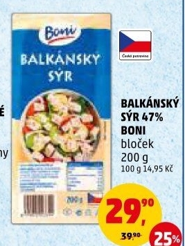 Balkánský sýr Boni