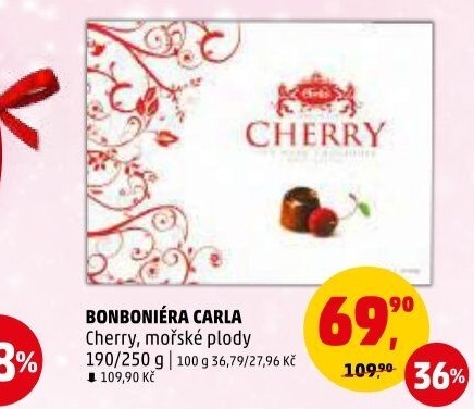 Bonboniéra Višně v čokoládě Cherry Carla