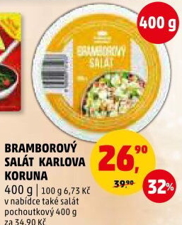 Bramborový salát Karlova Koruna