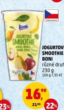 Jogurtové smoothie Boni