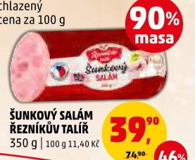 Salám šunkový Řezníkův talíř