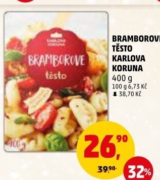 Těsto bramborové v prášku Karlova Koruna