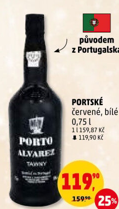 Víno portské Alvarez