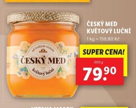 Český med květový luční