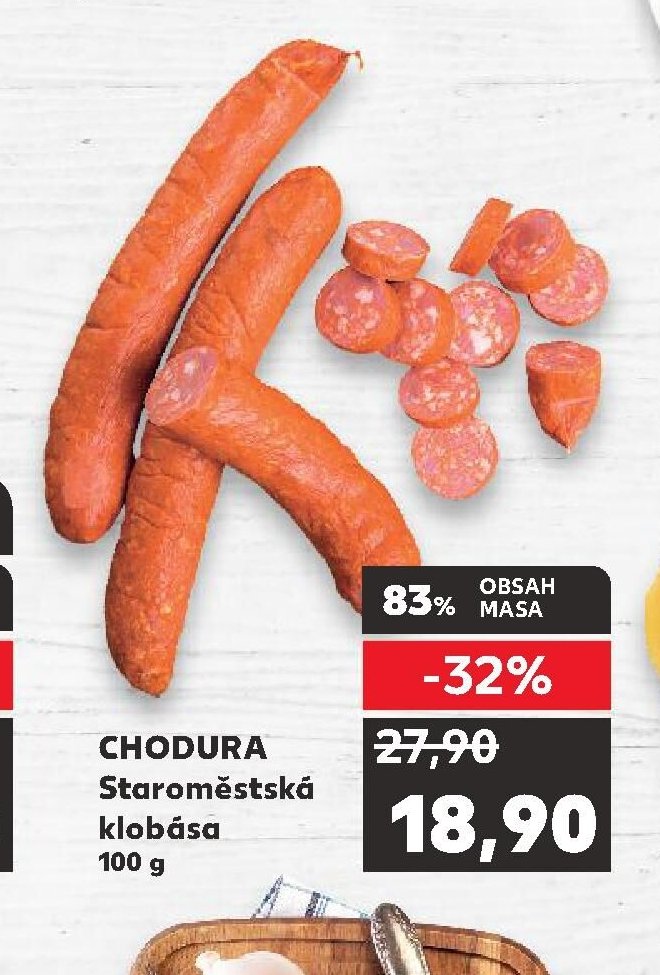 CHODURA Staroměstská klobása 100 g