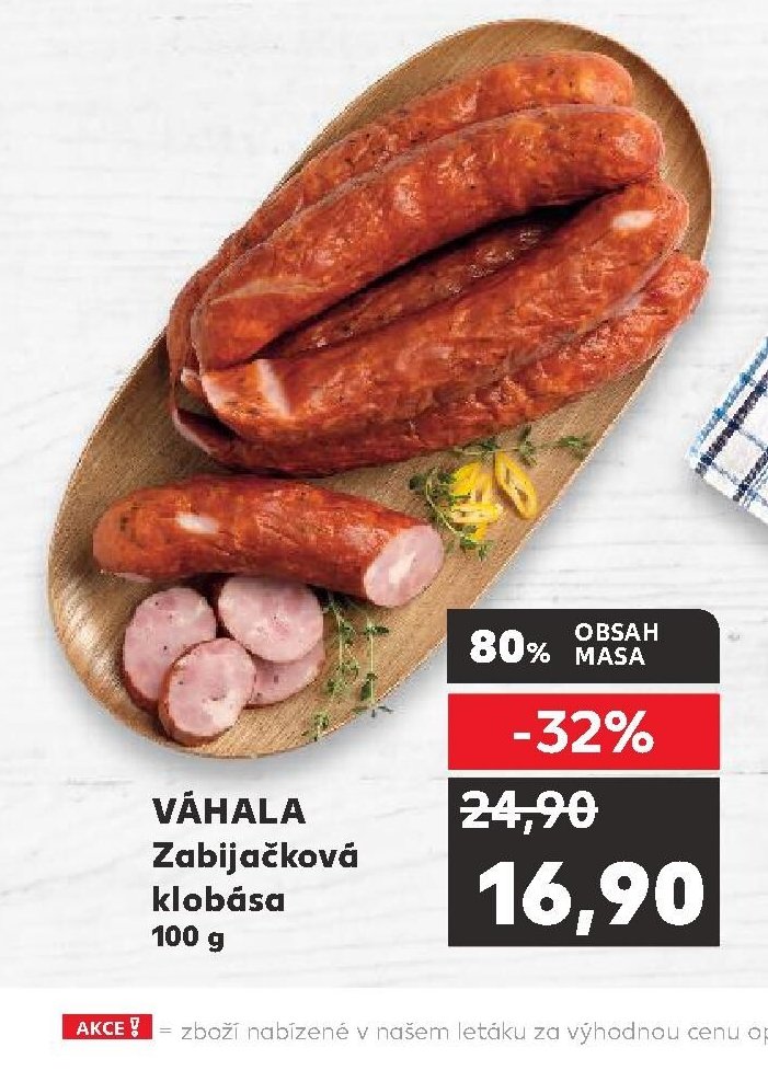 VÁHALA Zabijačková klobása 100 g