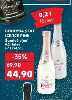 BOHEMIA SEKT ICE/ICE PINK Šumivé víno