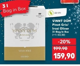 Vinný Dům Pinot Gris/Irsai Oliver