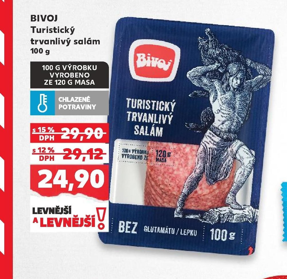BIVOJ Turistický trvanlivý salám