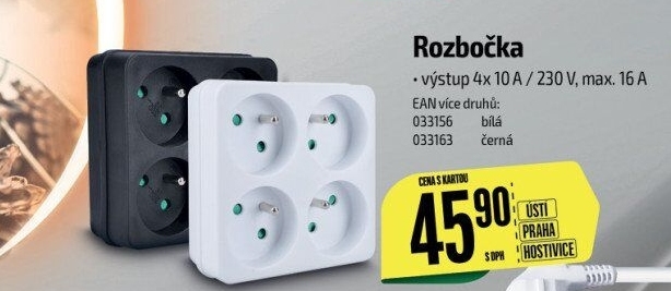 Rozbočovací zásuvka Solight