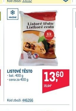 Listové těsto