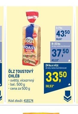 ÖLZ TOUSTOVÝ CHLÉB