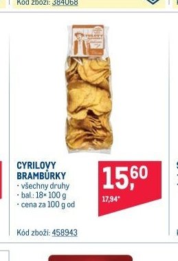 CYRILOVY BRAMBŮRKY