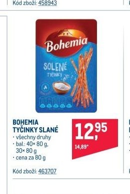 BOHEMIA TYČINKY SLANÉ