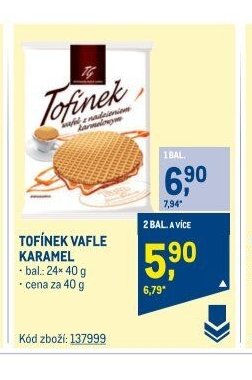 TOFÍNEK VAFLE KARAMEL