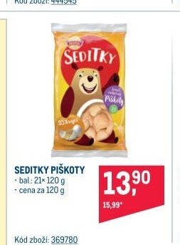 SEDITKY PIŠKOTY