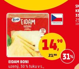 EIDAM BONI uzený, 30 % tuku v s., plátky | 100 g