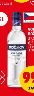 VODKA BOŽKOV 37,5 % alk. 0,5 l