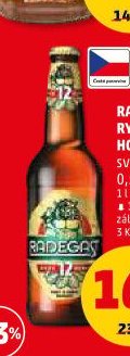 RADEGAST RYZE HOŘKÁ 12 světlý ležák 0,5 l