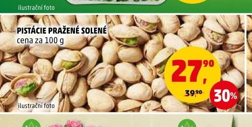 PISTÁCIE PRAŽENÉ SOLENÉ