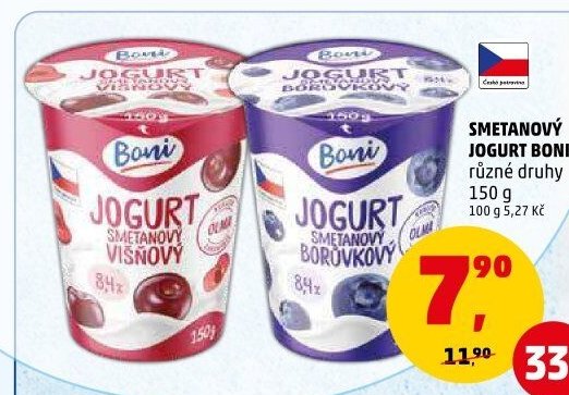 SMETANOVÝ JOGURT BONI