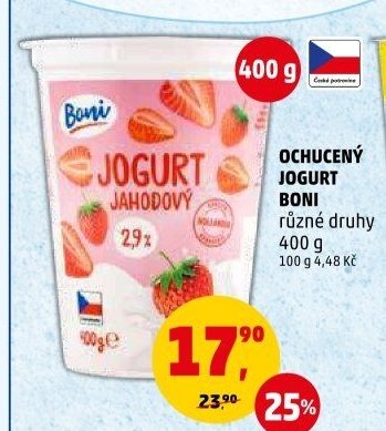 OCHUCENÝ JOGURT BONI 400 g